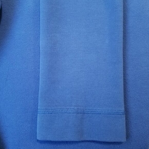 Lululemon Awareness Wrap Blue Snap Button Neck Sweater Jacket Size 4 XS - Picture 9 of 10